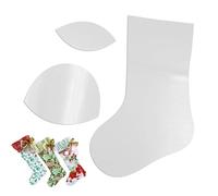 Calza di Natale -: 8 pollici, schema di cucito calza 8/12/15 pollici | Modello di taglio acrilico non slip trapunta-forniture per le artigianato fai-da-te per principianti e appassionati di cucito