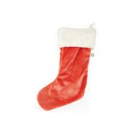 Calza di natale con pelliccia