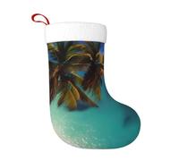 Calza di Natale in cocco con luce solare adatta per alberi di Natale e decorazioni natalizie per camini