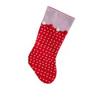 Calza di natale in feltro 60 cm assortita