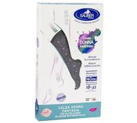 Calza Donna Fantasia 140 Ametista Pois Nero Tg.S-M