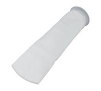 Calza filtrante in feltro per serbatoio dell'acqua piovana IBC, calza di filtrazione da 100 μm, borsa riutilizzabile per purificatore d'acqua per acquario con cuciture resistenti, lunghezza 37 cm