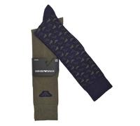 Calza Gambaletto Uomo Bipack Verde e Blu Emporio Armani - 3023014F2802136