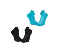Paio di calzini bv sport light 3d ultra short x2 neri blu