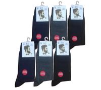 Calza lunga 6 paia, Calzettoni Uomo in Caldo Cotone. NIGRA LONDON Made in Italy