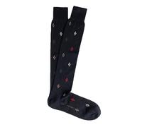 Calza lunga caldo cotone e cashmere - Argyle - Perofil VPRC93280