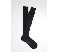 Calza lunga di Lana a costa larga PEROFIL VPRC00130 NERO-BLU-GRIGIO