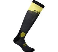 Calza Lunga Rinforzata Unisex Sixs LONG-RACING Grigio Scuro Giallo 44-47