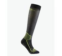 Calza Lunga Rinforzata Unisex Sixs LONG V3 Nero Carbon Giallo 40-43