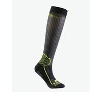 Calza Lunga Rinforzata Unisex Sixs LONG V3 Nero Carbon Giallo 44-47