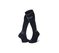 Bv sport run compression socks black grey