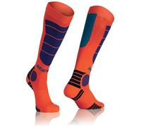 Acerbis Motocross Impact Calzini, blu-arancione, taglia S M