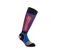 Calze Cross Alpinestars Plus Nero/Blu Royal/ViolaL Nero,Blu Royal,Viola