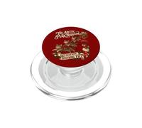 Calza natalizia vintage con gatto americano a pelo corto PopSockets PopGrip per MagSafe