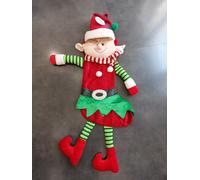 CALZA PER LA BEFANA ELFO GIGANTE VUOTA DA RIEMPIRE 89cm EPIFANIA REGALO