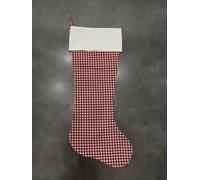 CALZA PER LA BEFANA IN COTONE FATTA A MANO 67cm REGALO EPIFANIA VARI COLORI