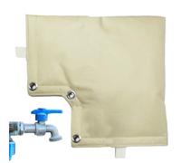 Calza per rubinetto da esterno, 34 x 32 cm, 230 g, involucro per tubi, riutilizzabile, resistente, antigelo, isolante, per tutte le stagioni, per la difesa idraulica della stagione fredda, tessuto di