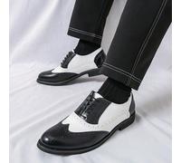 Calza piccolo, si consiglia di scegliere 1-2 taglie in più, scarpe formali da uomo in PU per primavera autunno inverno nere stile coreano calzature moda business scarpe casual da uomo scarpe da matrim