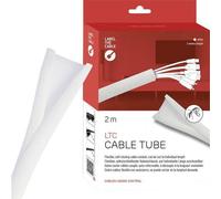 INL Calza / Tubo raggruppa cavi, tagliabile, diametro 2,5 - 4cm, 2m, bianco, La