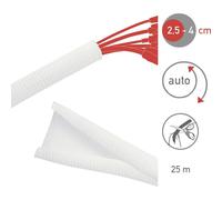 Label-the-cable PRO 5120 organizer per cavi Tubo flessibile cavo Scrivania/Parete Nero 1 pezzo[i] (LTC Pro Cable Tube - White) [PRO5120]