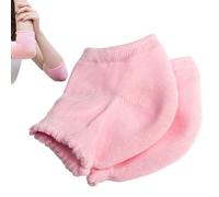 Calza tallone idratante, 1 paio di cuscinetti nutrienti a lunga durata per tacchi asciutti, riparatori con tacchi screpolati, per studiare, dormire, lavorare e leggere