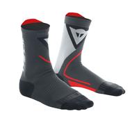 DAINESE Thermo Mid Socks, Calze Medie Termiche Moto, per Uomo e Donna, Nero/Rosso, 4547