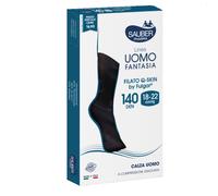 Calza Uomo 140 Fantasia Ancore Blu Tg.S/M