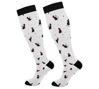 Calza Uomo Lunga Cats Cute Calza Calcio Ciclismo 50Cm