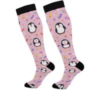 Calza Uomo Lunga Penguins Face Cute G alzini Uomo Unisex 50Cm