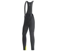 Calzamaglia termica lunga aderente gore wear c3 nero giallo fluo