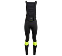 Calzamaglia con bretelle Kuro Warm nero/giallo neon L