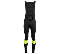 Calzamaglia con bretelle Kuro Warm nero/giallo neon S