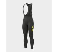 Calzamaglia invernale ciclismo ALE' SOLID WINTER nero-giallo fluo 2025