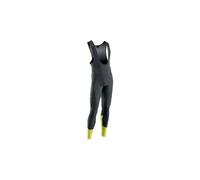 Calzamaglia lunga da ciclismo northwave active colorway bibtight grigio giallo fluo