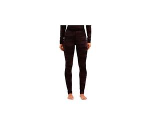 Calzamaglia lunga odlo merino warm heritage donna nero purple