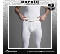 Calzamaglia termica uomo mutanda boxer gamba lunga lana cotone seta Perofil