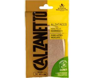 Calzanetto Alzatacco Pelle Scamosciata Misura 41/46 2pz
