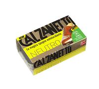 Calzanetto spugna lucidante scarpe in pelle, Pulisce lucida rinnova e protegge, Lucido per scarpe stivali borse, Per pellami di tutti i colori, Neutra