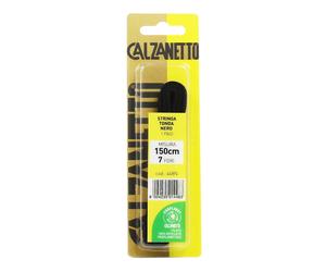 Calzanetto Stringa Tonda Nera 150cm 2pz