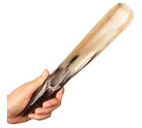Calzante per Scarpe Corno di Yak Fiore Nero Naturale per Uso Domestico Calzascarpe, Corto/Medio Robusto E Antietà Shoe Horn, Comodo E Facile da Usare Cucchiaio per Scarpe