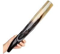 Calzante per Scarpe Corno di Yak Fiore Nero Naturale per Uso Domestico Calzascarpe, Corto/Medio Robusto E Antietà Shoe Horn, Comodo E Facile da Usare Cucchiaio per Scarpe
