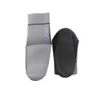Cressi Ultra Stretch - Calzari Sub Snorkeling Apnea Surf Immersione Sport Acquatici in Neoprene Bifoderato Ultra Elastico Termico 1.5 mm, Calzini Pinne Antiscivolo Antiabrasione Unisex Grigio/Bianco S