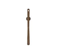 Calzascarpe Calzascarpe magnetico con manico esteso in legno di faggio, sollevatore for scarpe in legno massello(50CM- Walnut color)