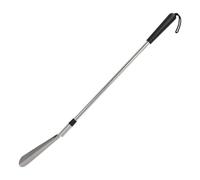 Calzascarpe con manico lungo, con manico lungo, per scarpe in acciaio con molla retrattile, per la casa, non si piega, imbuto per scarpe per uomini, donne, anziani incinte