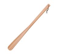 Calzascarpe con manico lungo in legno di faggio, le persone pigre non hanno bisogno di chinarsi for indossare le scarpe, supporto for il tallone comodo e aderente, adatto(50cm)