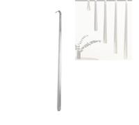 Calzascarpe con manico lungo, non occupa spazio, strumento ausiliario for indossare le scarpe, può essere appeso, cucchiaio for scarpe in acciaio inossidabile(72cm)
