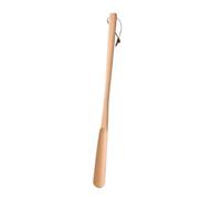 Calzascarpe, dispositivo di sollevamento for manici di calzascarpe in legno for uso domestico, strumento for il dio delle scarpe, estrattore for manici di scarpe, calzascarpe con manico lungo(Natural)