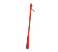 Calzascarpe, dispositivo di sollevamento for manici di calzascarpe in legno for uso domestico, strumento for il dio delle scarpe, estrattore for manici di scarpe, calzascarpe con manico lungo(Red)