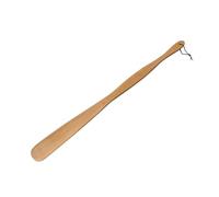 Calzascarpe in legno con manico lungo, Calzascarpe for anziani, Calzascarpe extra lungo for anziani, donne incinte e bambini.(L-70CM)