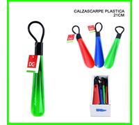 CALZASCARPE IN PLASTICA 21 CM IN VARI COLORI CALZANTE INFILA SCARPE CON CAPPIO